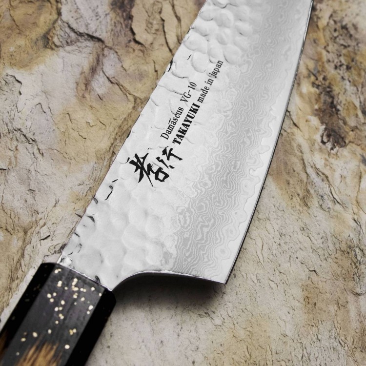 Sakai Takayuki Urushi VG-10 Kokushin Japoński Nóż Kengata 16 cm
