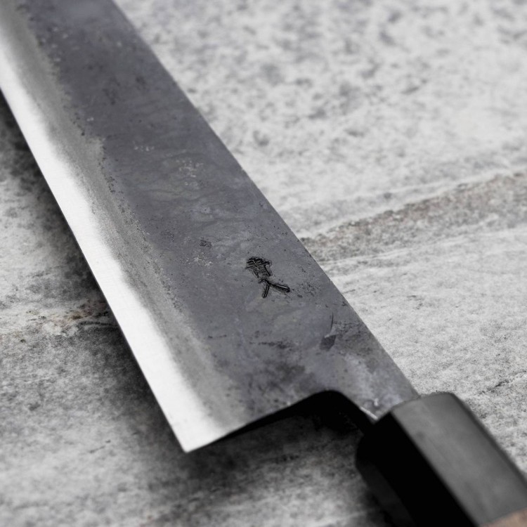 Sakai Takayuki Aogami#2 Iron Kurouchi Japoński Nóż Szefa Kuchni 21 cm