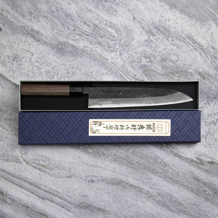 Sakai Takayuki Aogami#2 Iron Kurouchi Japoński Nóż Szefa Kuchni 24 cm