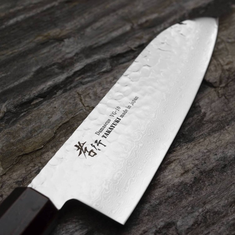 Sakai Takayuki Nanairo VG-10 Retro Japoński Nóż Santoku 17 cm