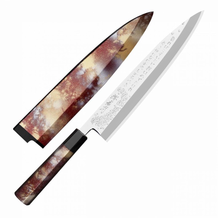 Sakai Takayuki Rinka Silver#3 Japoński Nóż Miroshi Deba 27 cm