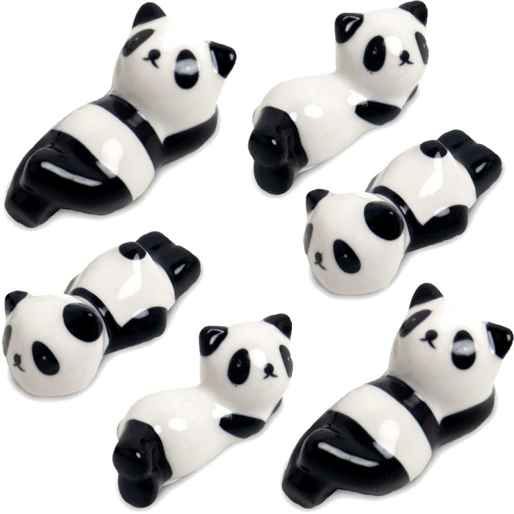 Elegancka Podstawka Na Pałeczki z Motywem Azjatyckiej Pandy Losowy Wzór