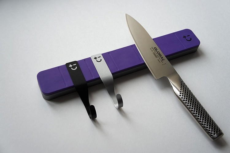 BISBELL Haczyk Na Listwę Pojedynczy Srebrny Metalowy 1 Sztuka