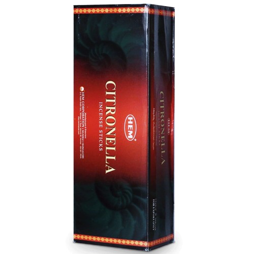 Indyjskie Kadzidełka Cytronella Citronella 20 Sztuk HEM