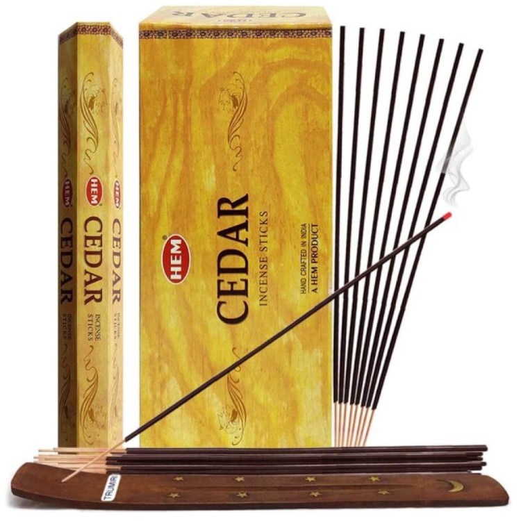 Indyjskie Kadzidełka Cedr Cedar 20 Sztuk HEM