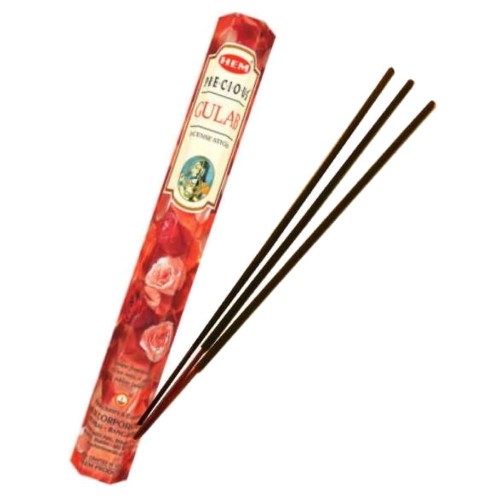 Indyjskie Kadzidełka Różane Gulab Rose 20 Sztuk HEM