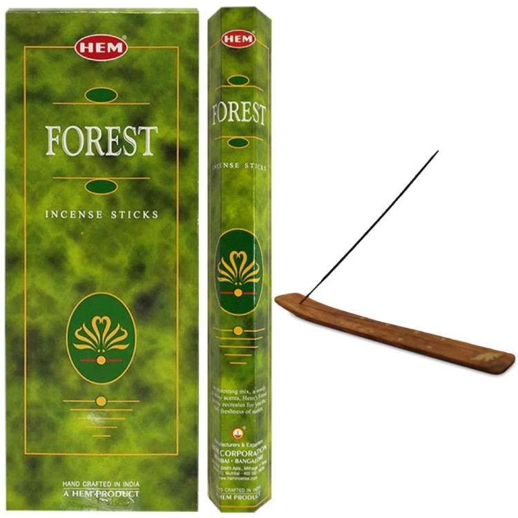 Indyjskie Kadzidełka Leśne Forest 20 Sztuk HEM