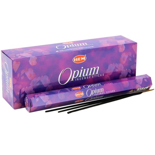 Indyjskie Kadzidełka Aromat Opium 20 Sztuk HEM