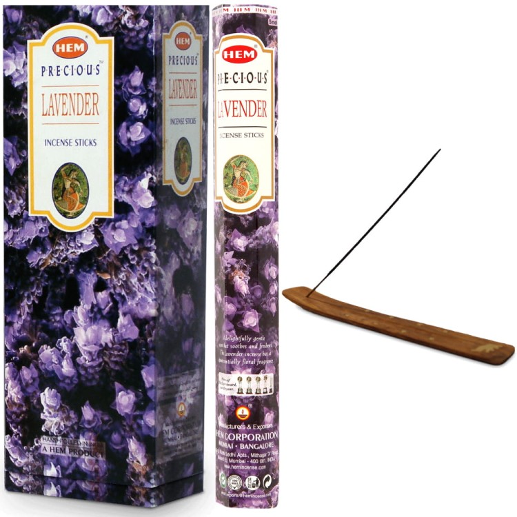 Indyjskie Kadzidełka Lawenda Lavender 20 Sztuk HEM