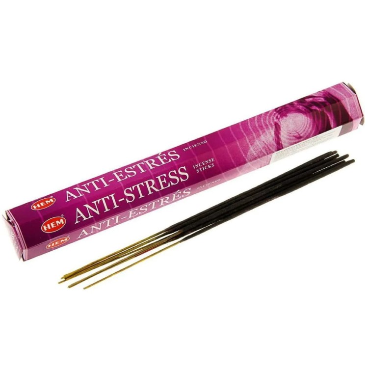 Indyjskie Kadzidełka Przeciwstresowe Anti Stress 20 Sztuk HEM