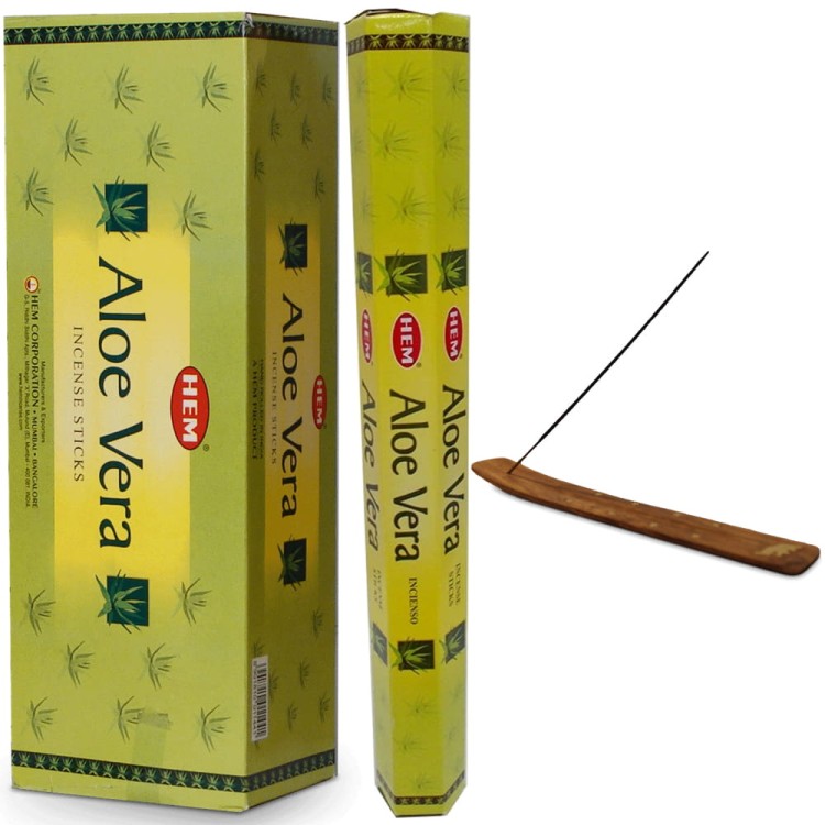 Indyjskie Kadzidełka Aloes Aloe Vera 20 Sztuk HEM