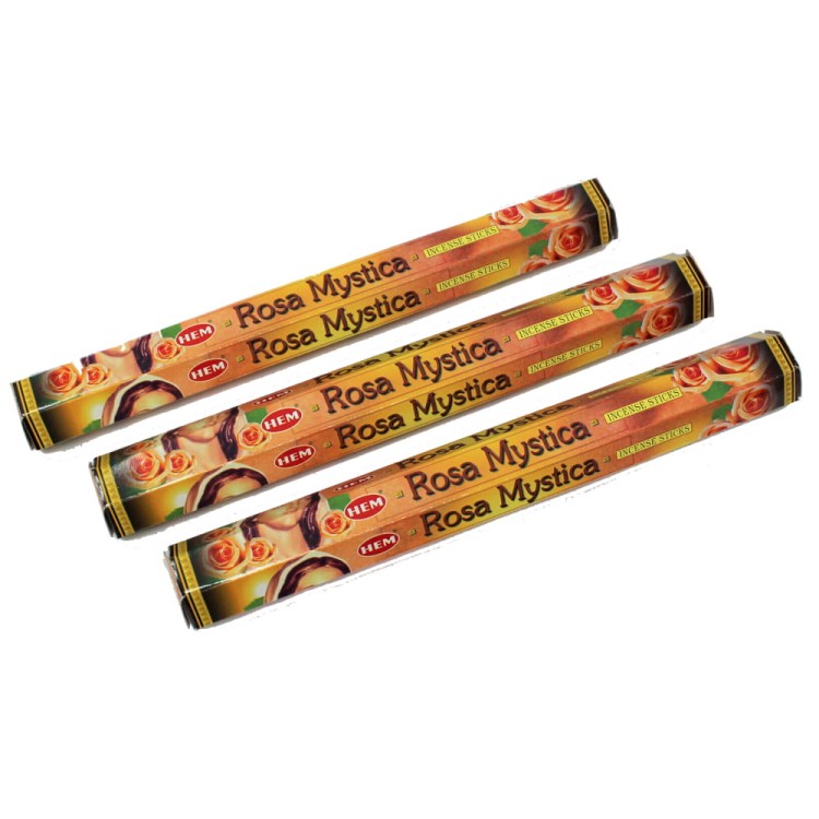 Indyjskie Kadzidełka Róża Mistyczna Rosa Mystica 20 Sztuk HEM