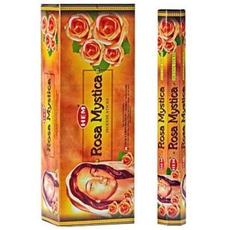 Indyjskie Kadzidełka Róża Mistyczna Rosa Mystica 20 Sztuk HEM