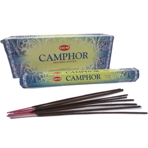 Indyjskie Kadzidełka Kamfora Camphor 20 Sztuk HEM