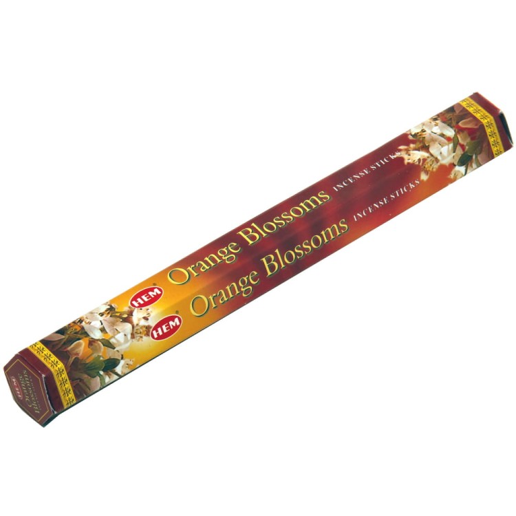 Indyjskie Kadzidełka Kwiaty Pomarańczy Orange Blossoms 20 Sztuk HEM