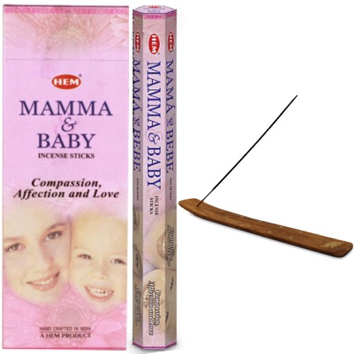 Indyjskie Kadzidełka Mama i Dziecko Mamma & Baby 20 Sztuk HEM