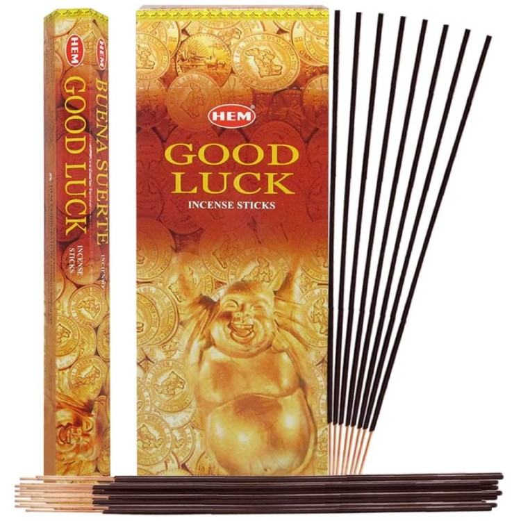 Indyjskie Kadzidełka Powodzenie Good Luck 20 Sztuk HEM