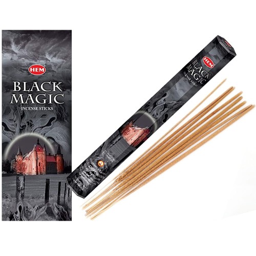 Indyjskie Kadzidełka Czarna Magia Black Magic 20 Sztuk HEM