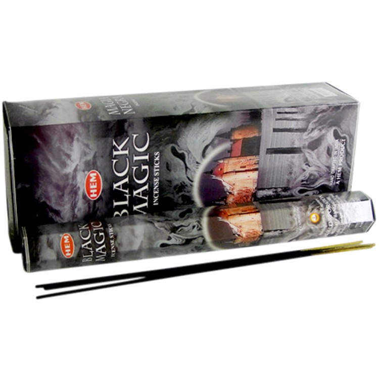 Indyjskie Kadzidełka Czarna Magia Black Magic 20 Sztuk HEM