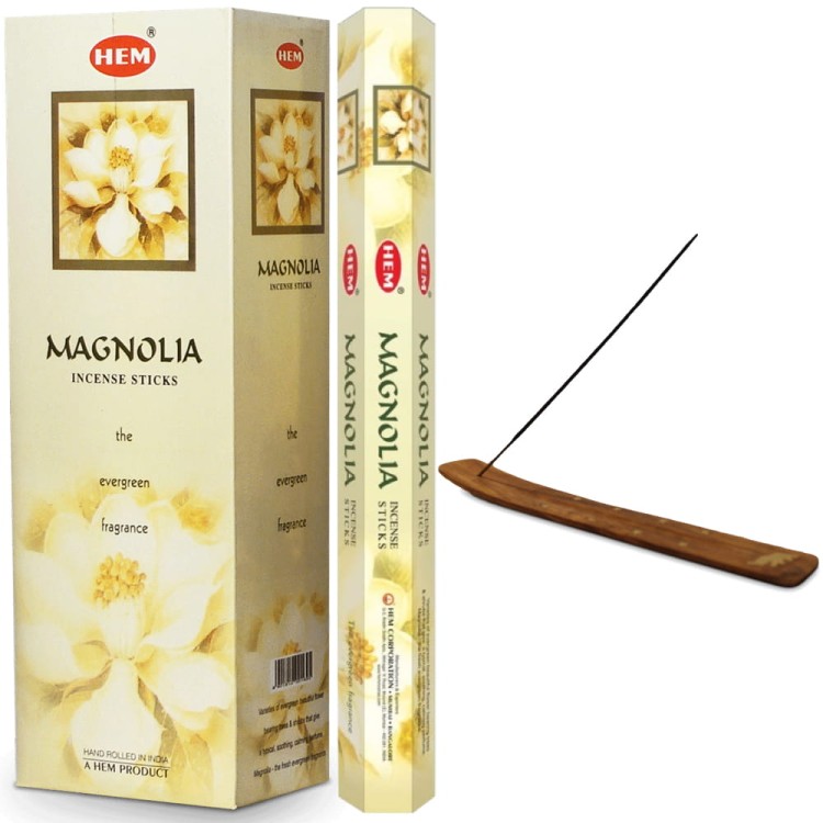 Indyjskie Kadzidełka Kwiat Magnolia 20 Sztuk HEM