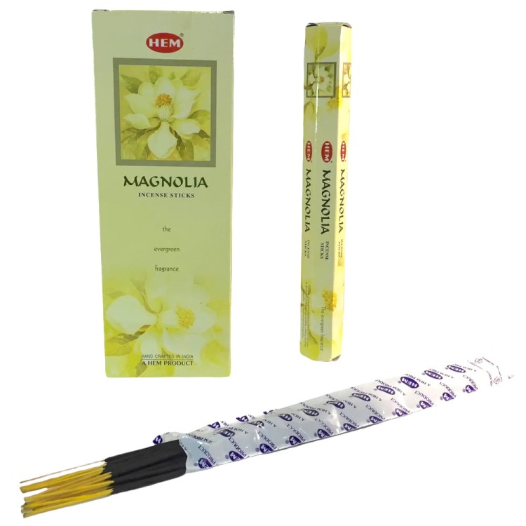 Indyjskie Kadzidełka Kwiat Magnolia 20 Sztuk HEM