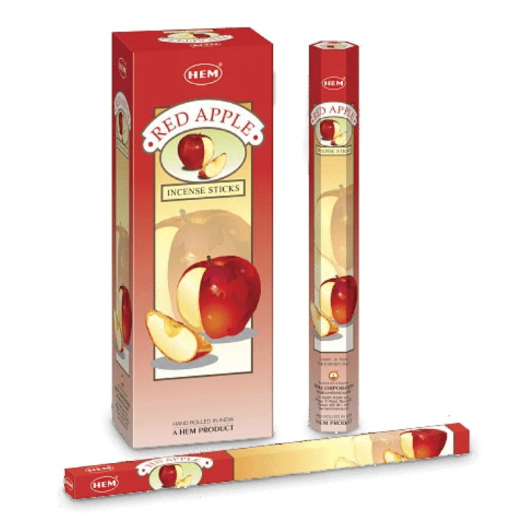 Indyjskie Kadzidełka Czerwone Jabłko Red Apple 20 Sztuk HEM
