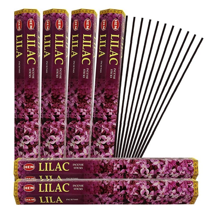 Indyjskie Kadzidełka Indyjski Bez Lilac 20 Sztuk HEM