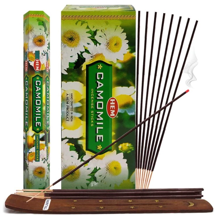 Indyjskie Kadzidełka Rumianek Camomile 20 Sztuk HEM