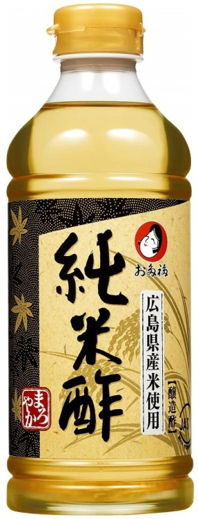 Japoński Ocet Ryżowy Brązowy Do Sushi Do Sałatek i Marynat JUNMAISU 500ml OTAFUKU