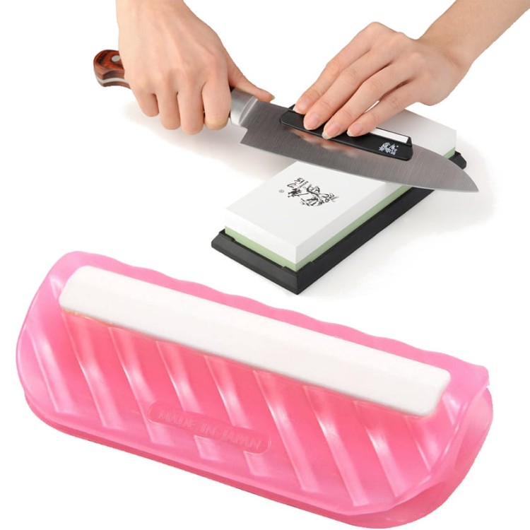 Tojiro Japan Japońska Prowadnica Do Ostrzenia Noży Różowa Ułatwiająca F-442