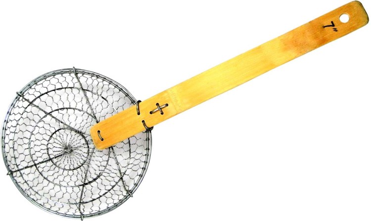 Azjatyckie Sito Cedzak Czerpak Duży Do Woka Łyżka Cedzakowa Sitkowa 18cm HS