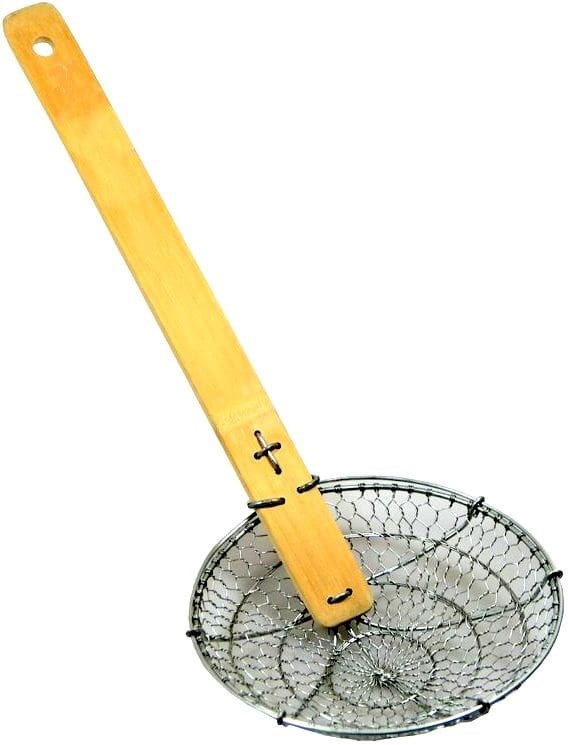 Azjatyckie Sito Cedzak Czerpak Duży Do Woka Łyżka Cedzakowa Sitkowa 23cm HS