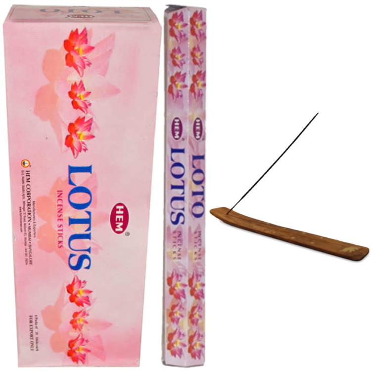 Indyjskie Kadzidełka Lotos Lotus 20 Sztuk HEM