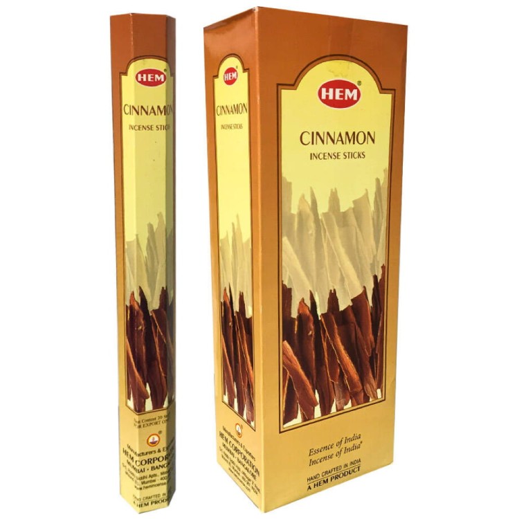 Indyjskie Kadzidełka Cynamon Cinnamon 20 Sztuk HEM