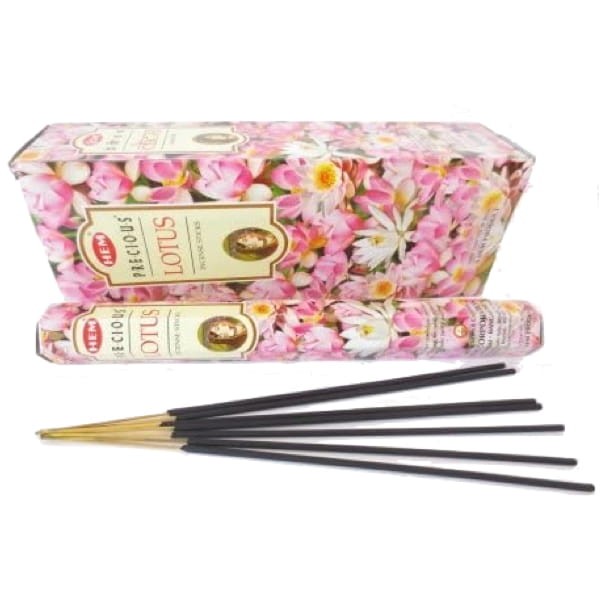 Indyjskie Kadzidełka Kwiat Lotosu Lotus Flower 20 Sztuk HEM