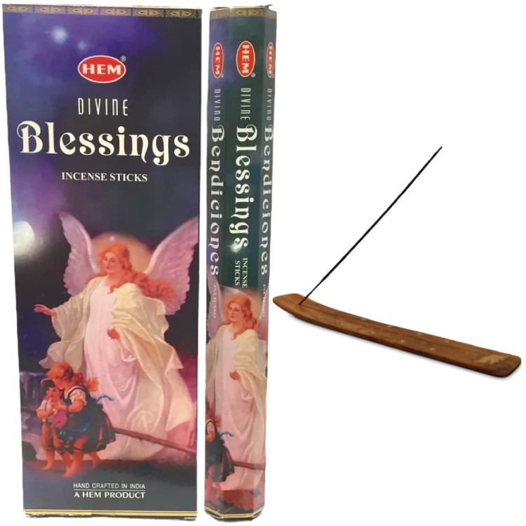 Indyjskie Kadzidełka Boskie Błogosławieństwa Divine Blessings 20 Sztuk HEM