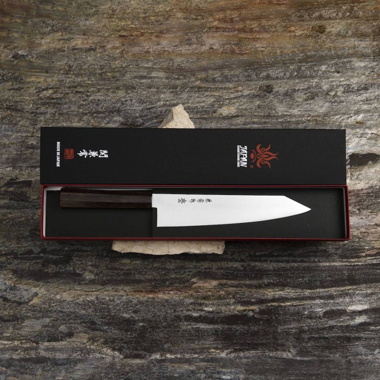 Kanetsune Ichizu VG-10 Mono Japoński Nóż Kiritsuke Gyuto 21 cm