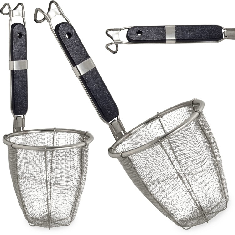 Czerpak Durszlak Cedzak Sito Do Makaronu 13,5cm Głęboki 13,5cm PROORIENT