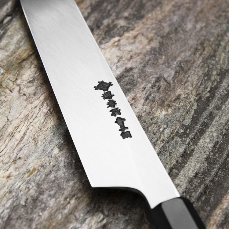 Sakai Takayuki Genbu Aogami#2 Japoński Nóż Kuchenny Sakimaru Do Mięsa i Ryb 62-63 HRC 30 cm