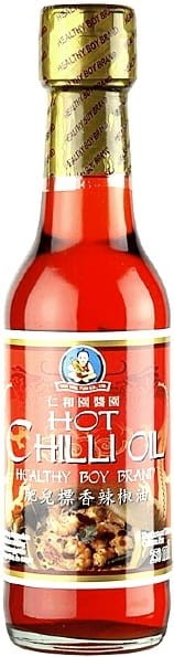 Tajski Olej z Papryczek Chili Bardzo Ostry Do Smażenia Na Woku 250ml HEALTHY BOY BRAND
