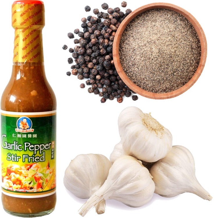 Tajski Sos Do Woka Czosnkowo Pieprzowy Stir Fry 250ml HEALTHY BOY BRAND
