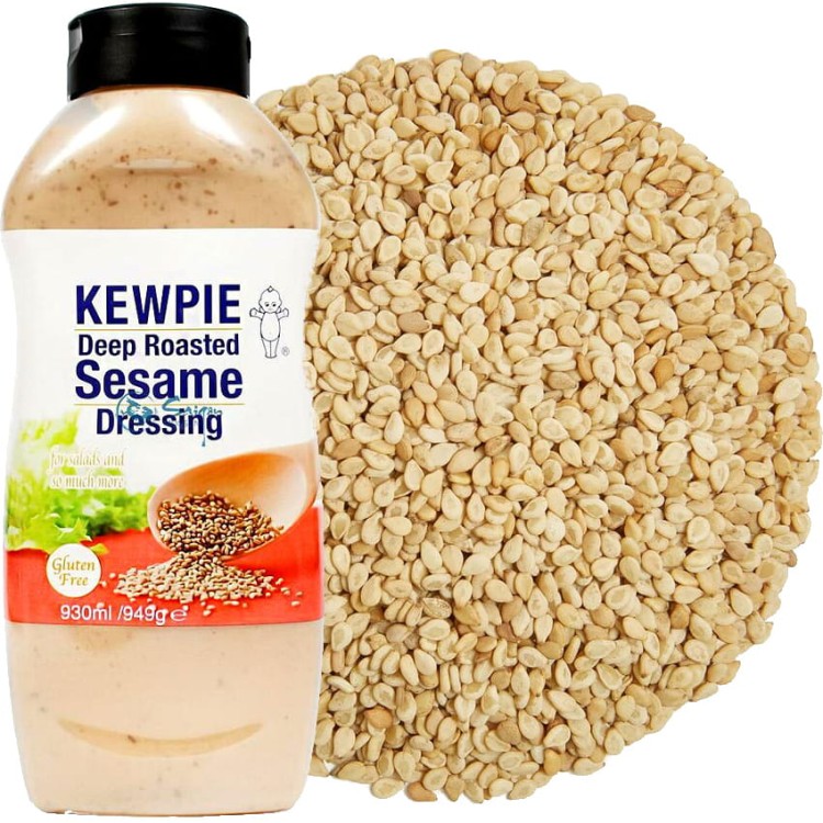 Japoński Majonez Sezamowy Do Sałatek i Sushi Najlepsza Jakość 949g KEWPIE