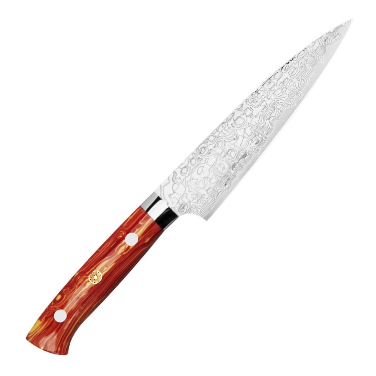 Takeshi Saji Red Turquoise R2 Japoński Nóż Uniwersalny 15cm LIMITED