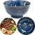 Miseczka Ciemno Niebieska Miska Do Makaronu Zupy Udon 17cm HANA BLUE EDO JAPAN