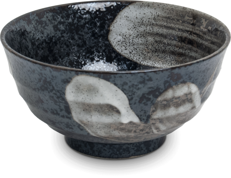 Miseczka Ciemna Miska Do Makaronu Zupy Udon 17cm ANSEN EDO JAPAN