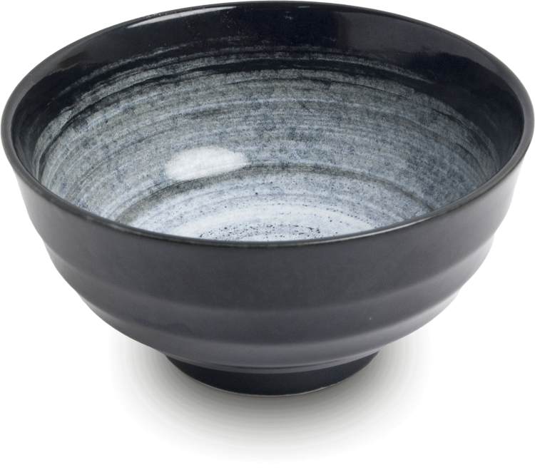 Miseczka Ciemna Miska Do Makaronu Zupy Udon 17cm KURO EDO JAPAN