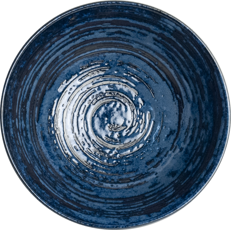 Miseczka Ciemno Niebieska Miska Do Makaronu Zupy Ramen 22cm UZU EDO JAPAN