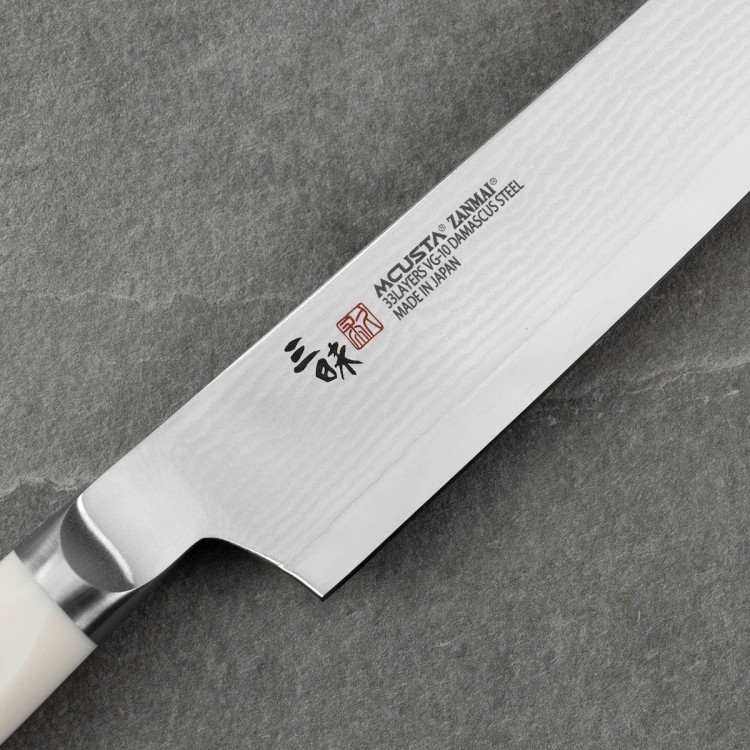 Mcusta Zanmai Classic Damascus VG-10 Corian Japoński Nóż Sujihiki 27cm