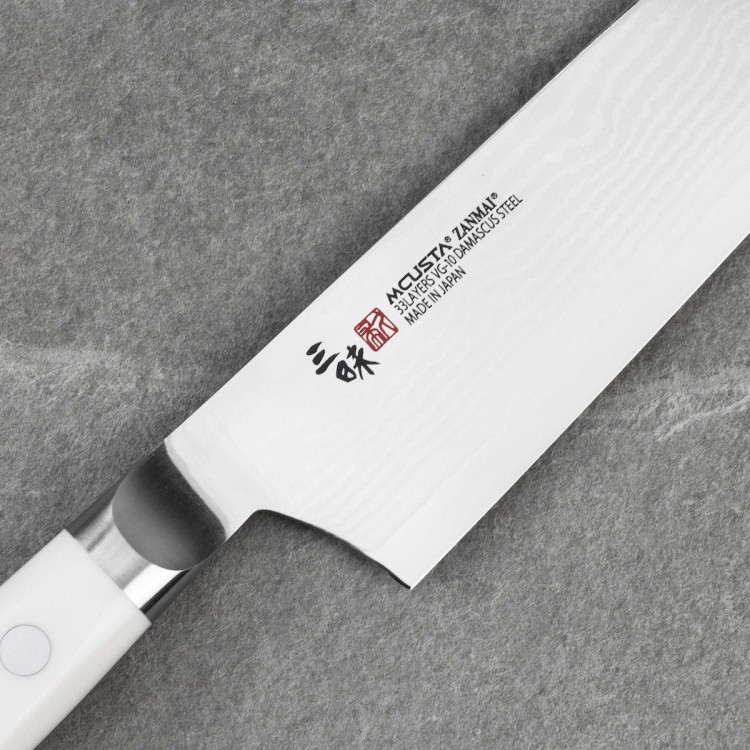 Mcusta Zanmai Classic Damascus VG-10 Corian Japoński Nóż Santoku 18cm