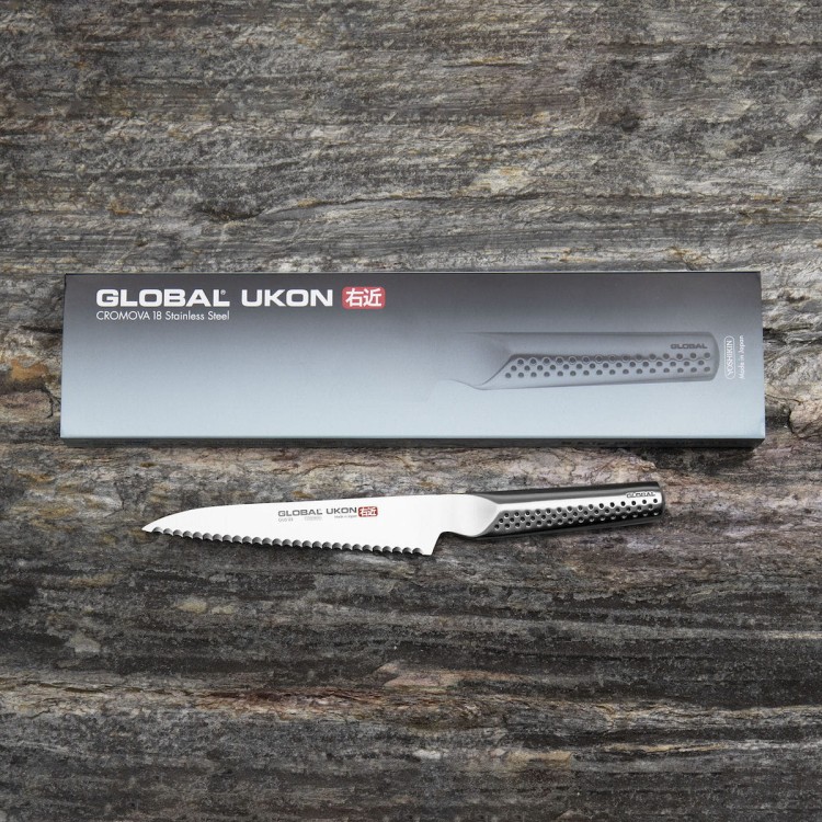 Global Ukon Japoński Nóż Do Bułek 15cm GUS-22